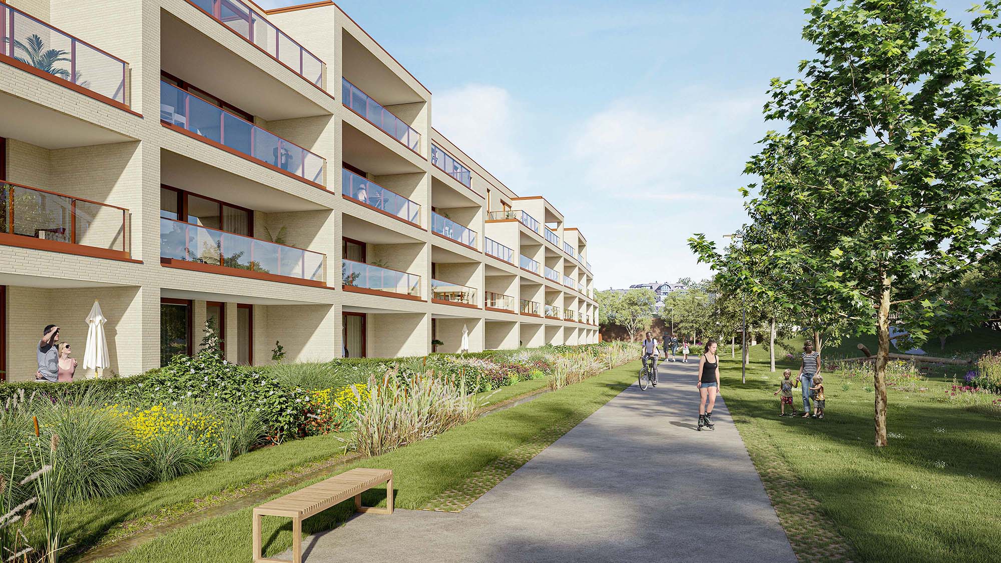 Roeselare West Appartementen Te Koop Ruime Terrassen Groene Omgeving Duurzaam P